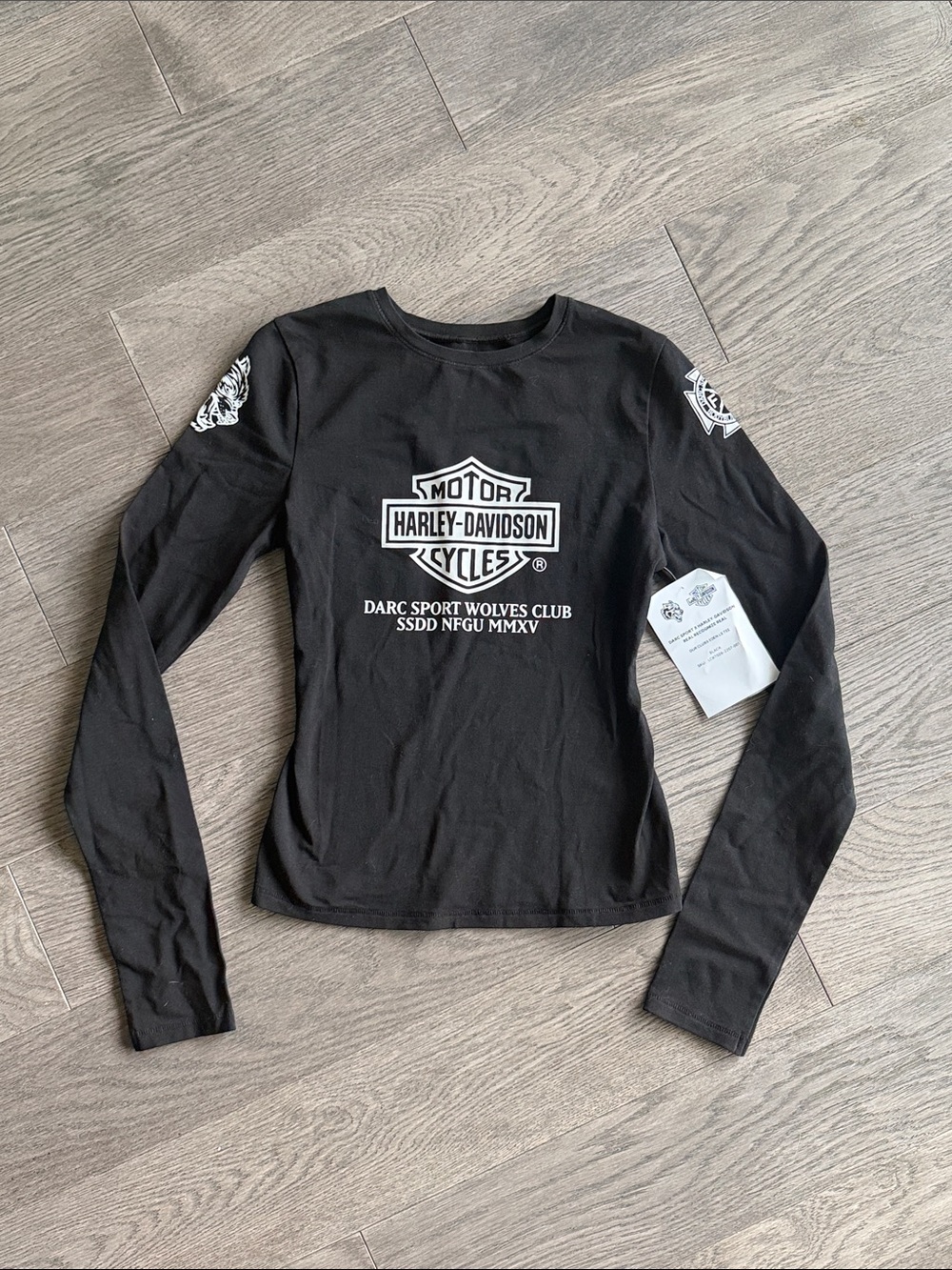 Harley-Davidson x Darc Sport Black Long Sleeve Women's Logo Tee